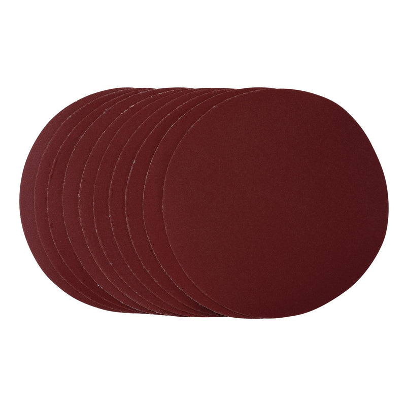 Draper Sanding Discs, 180mm, Hook & Loop, 320 Grit, (Pack of 10) 56371 Draper - Dynamic Drive