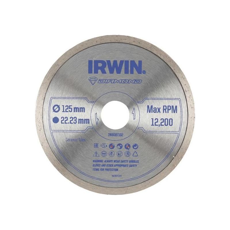Irwin® Continuous Rim Diamond Blade 125 x 22.23mm IRWIN® - Dynamic Drive