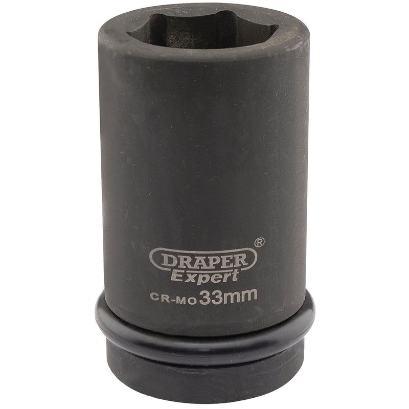 Draper Expert HI-TORQ 6 Point Deep Impact Socket, 1" Sq. Dr., 33mm Draper - Dynamic Drive
