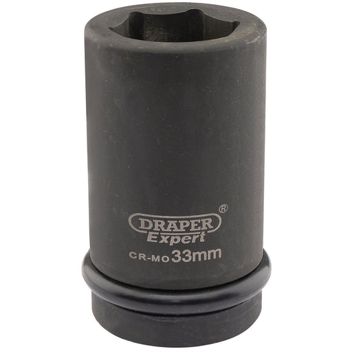 Draper Expert HI-TORQ 6 Point Deep Impact Socket, 1" Sq. Dr., 33mm Draper - Dynamic Drive