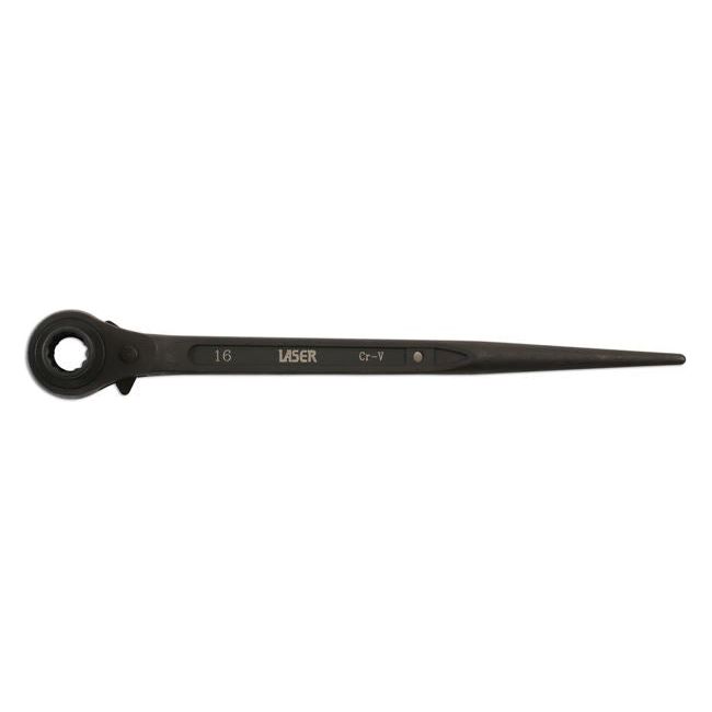 Laser Ratchet Podger Spanner 16mm x 18mm 7751 Laser - Dynamic Drive