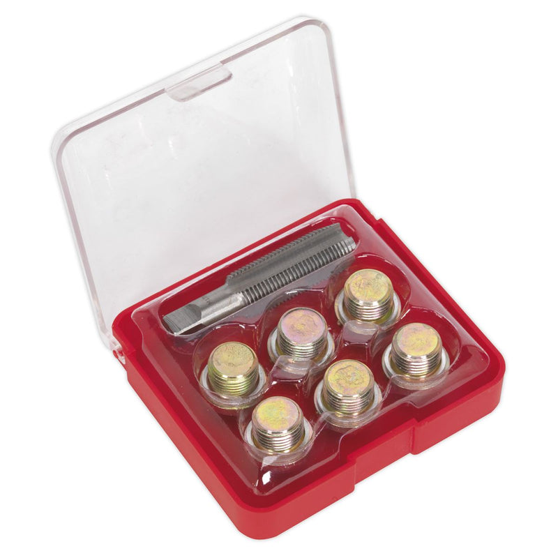Sealey Oil Drain Plug Thread Repair Set M17 VS617 Sealey - Dynamic Drive
