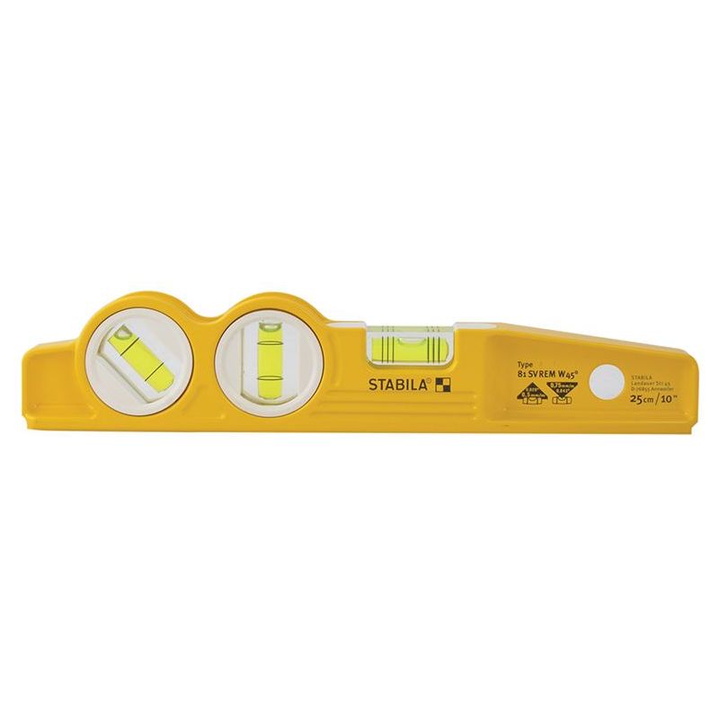 Stabila 81 SV REM W45 Rare Earth Magnetic Torpedo Level 25cm Fixed Stabila - Dynamic Drive