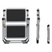 Foldable Steel Double Step Compact Size Easy To Store 1504226 Via Mondo - Dynamic Drive