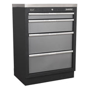 Sealey Modular 4 Drawer Cabinet 680mm APMS51 Sealey - Dynamic Drive