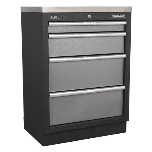 Sealey Modular 4 Drawer Cabinet 680mm APMS51 Sealey - Dynamic Drive