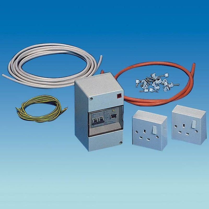 240V Mains Electric Hook Up Installation Kit T2 T4 T5 Van Campervan PO100 Powerpart - Dynamic Drive