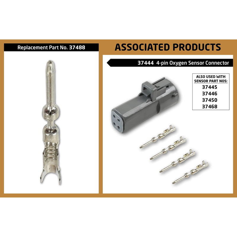 Connect Non-Insulated Male Terminals 50pc 37488 Tool Connection - Dynamic Drive
