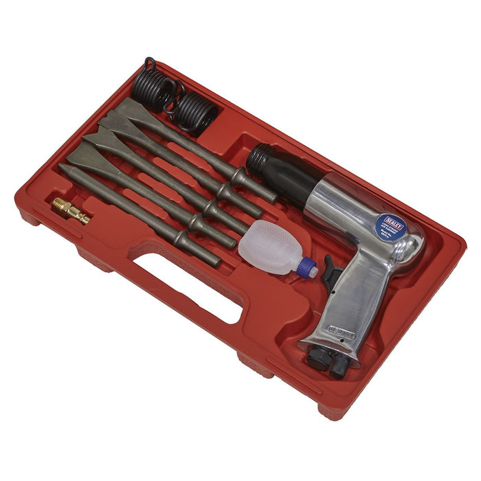 Sealey Air Hammer with Chisels Long Stroke SA11 Sealey - Dynamic Drive