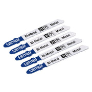 Sealey Jigsaw Blade Metal 75mm 21tpi Pack of 5 SJBT118AF Sealey - Dynamic Drive