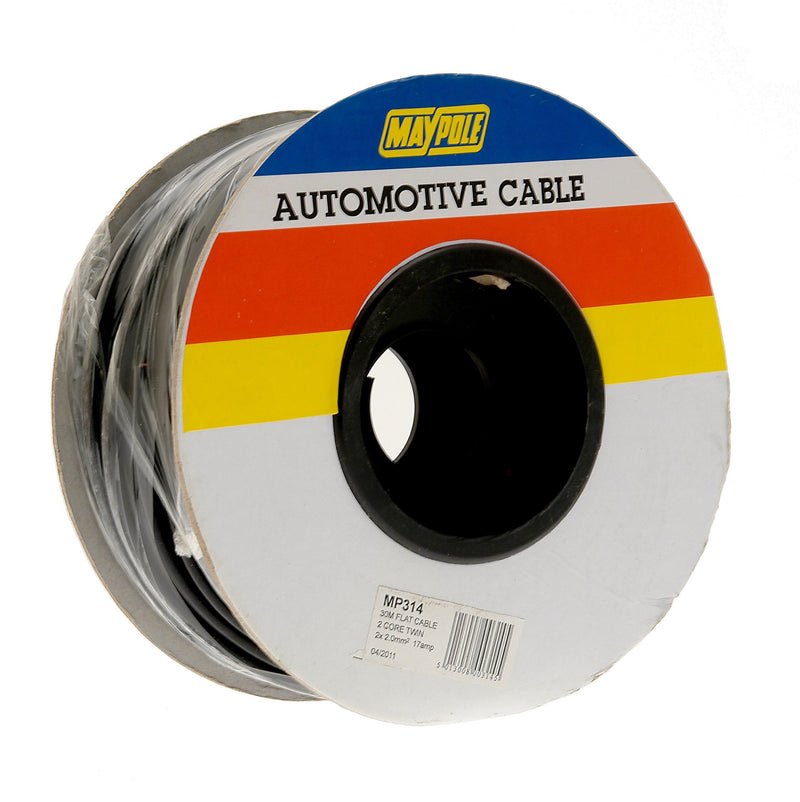 Maypole 2 Core Cable - 2 x 28/0.3mm - 30m Maypole - Dynamic Drive