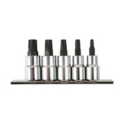 Laser Mortorq Socket Bit Set 3/8"D 5pc 6768 Laser - Dynamic Drive