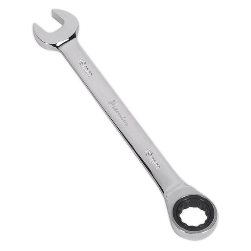 Sealey Ratchet Combination Spanner 19mm RCW19 Sealey - Dynamic Drive