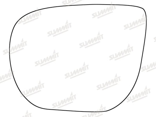 Summit Stick-On Standard Mirror Glass fits Hyundai Santa Fe 12 on LHS Summit - Dynamic Drive