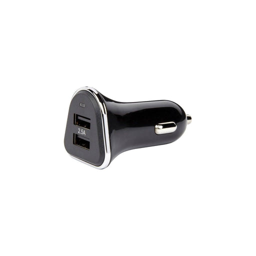 Ring Twin Port USB in-car charger Aux / Cigarette Lighter Socket High Power 2.5A Ring Automotive - Dynamic Drive