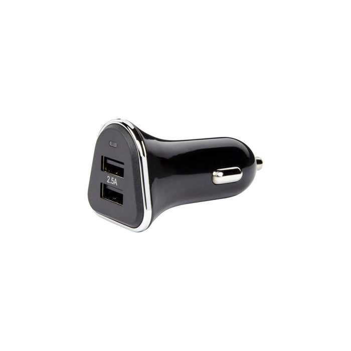 Ring Twin Port USB in-car charger Aux / Cigarette Lighter Socket High Power 2.5A Ring Automotive - Dynamic Drive