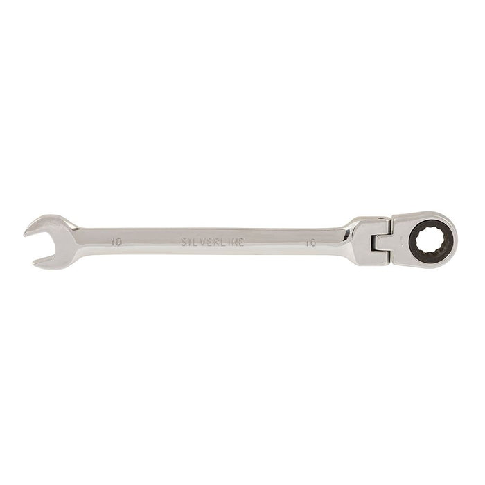 Silverline Flexible Head Ratchet Spanner 10mm Silverline - Dynamic Drive