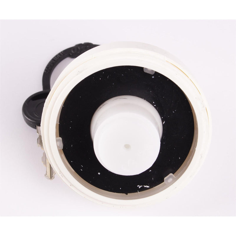 White Lockable Water Tank Filler Cap with Keys ES2250 Caravan / Motorhome / Boat PLS  - Dynamic Drive