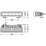 Osram LEDriving SX180-SP Slimline Series LED Driving Spot-Beam Lightbar Osram - Dynamic Drive