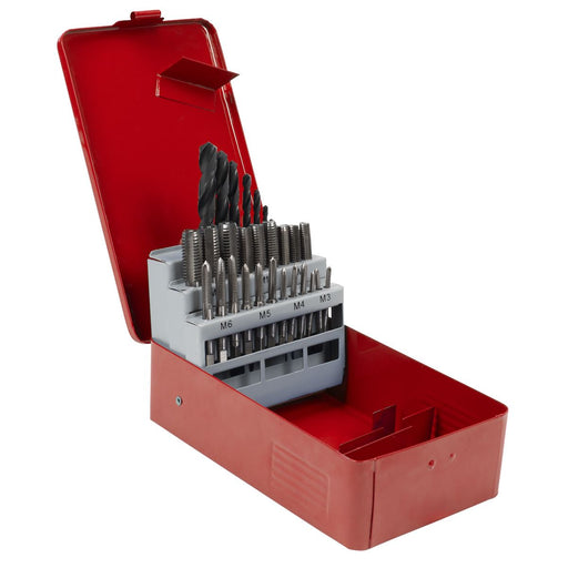 Sealey Metric Tap & Drill Bit Set 28pc AK3023 Sealey - Dynamic Drive