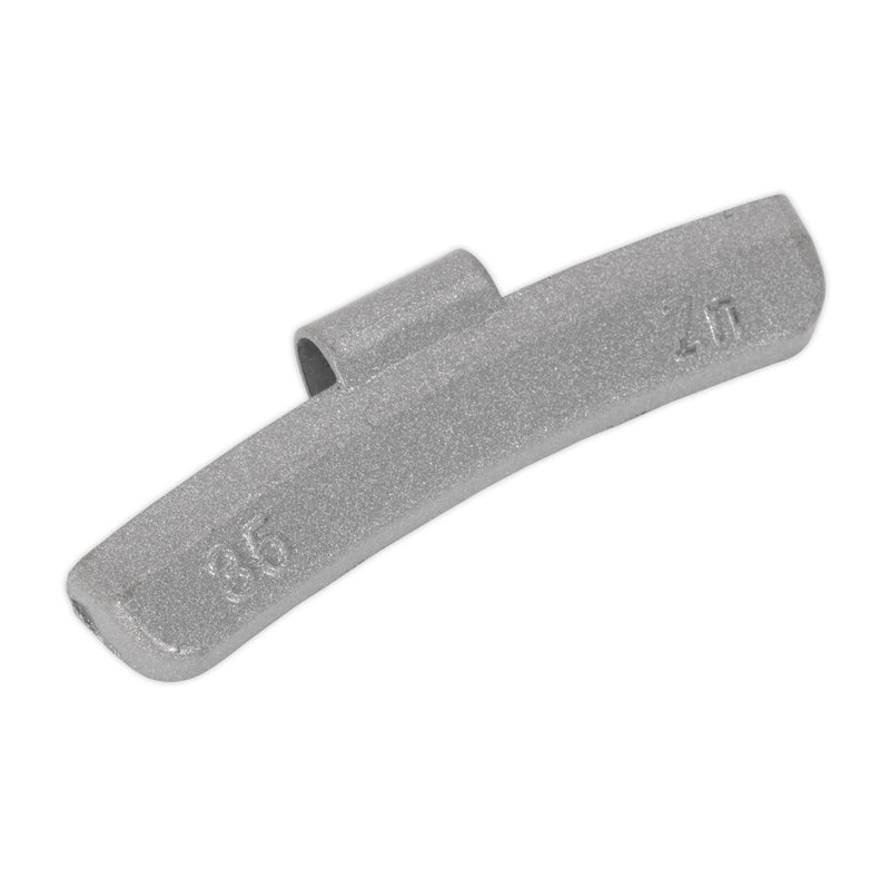 Sealey Wheel Weight 35g Hammer-On Plastic Coated Zinc for Alloy Wheels Pack of 5 Sealey - Dynamic Drive