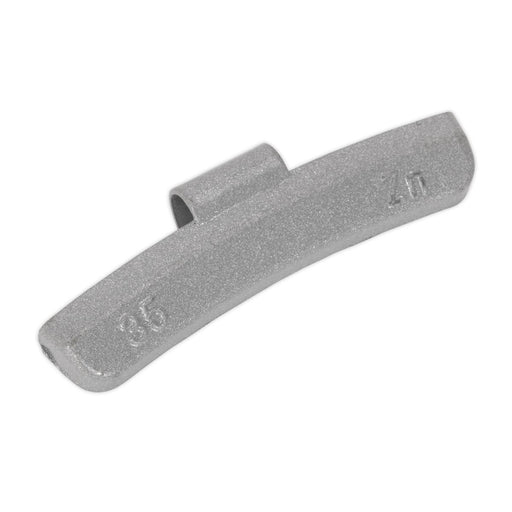 Sealey Wheel Weight 35g Hammer-On Plastic Coated Zinc for Alloy Wheels Pack of 5 Sealey - Dynamic Drive