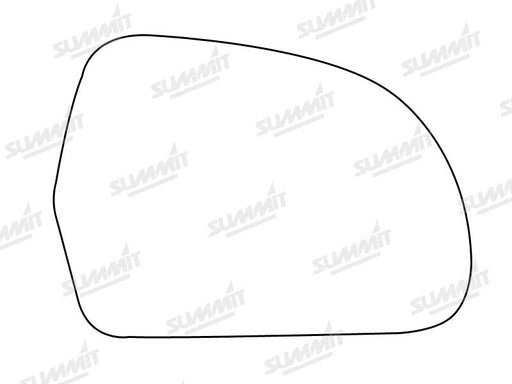 Summit Stick-On Aspheric Mirror Glass fits Audi A3, A4, A5, A6 Skoda Octavia RHS Summit - Dynamic Drive