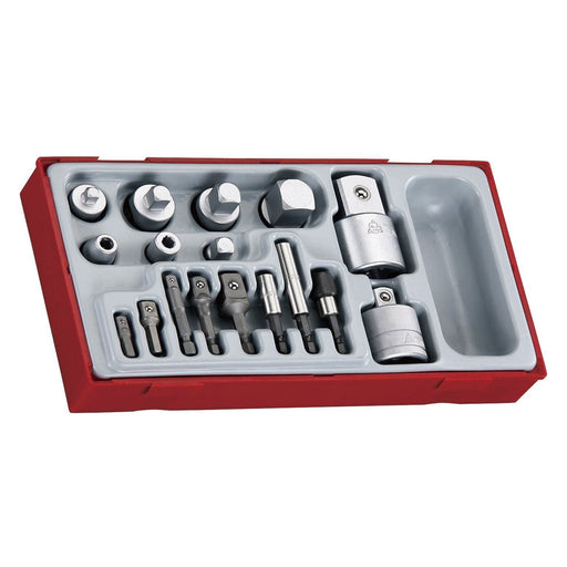 Teng Tools Socket Adaptor Set TT1 17 Pieces Teng Tools - Dynamic Drive