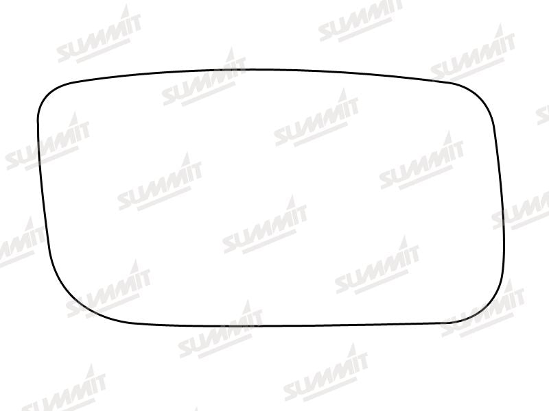 Summit Stick-On Standard Mirror Glass fits VW Passat RHS Summit - Dynamic Drive