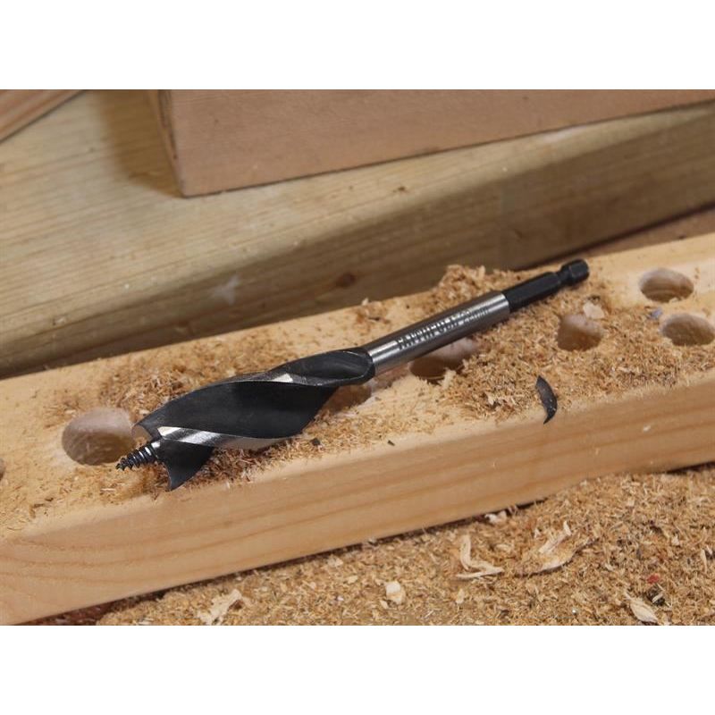 Faithfull Tri-Point Speed Auger Bit 22mm Faithfull - Dynamic Drive