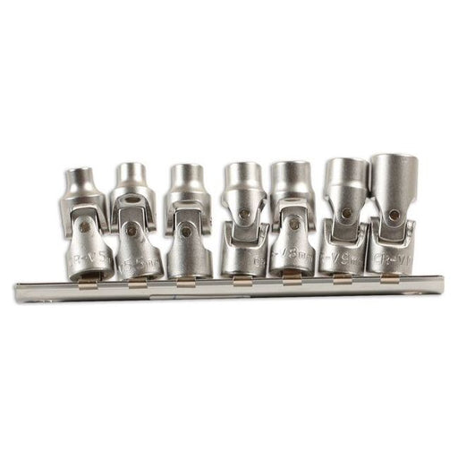 Laser Universal Joint Socket Set 1/4"D 7pc 7024 Laser - Dynamic Drive
