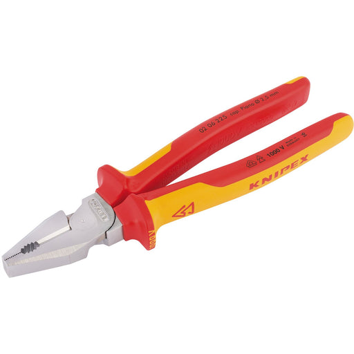 Draper Knipex 02 06 225 Fully Insulated High Leverage Combination Pliers, 225mm Draper - Dynamic Drive