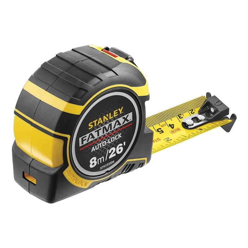 Stanley® Hand Tools FatMax® Autolock Pocket Tape 8m/26ft (Width 32mm) STANLEY® Hand Tools - Dynamic Drive
