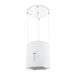 Baridi Round Island Cooker Hood 35cm - White DH221 Baridi - Dynamic Drive