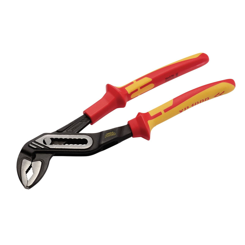 Draper XP1000 VDE Water Pump Pliers, 250mm 94640 Draper - Dynamic Drive