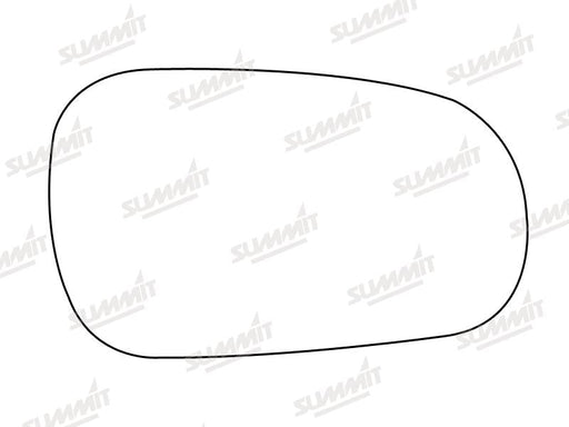 Summit Stick-On Standard Mirror Glass fits Honda Accord Rover 600 RHS Summit - Dynamic Drive