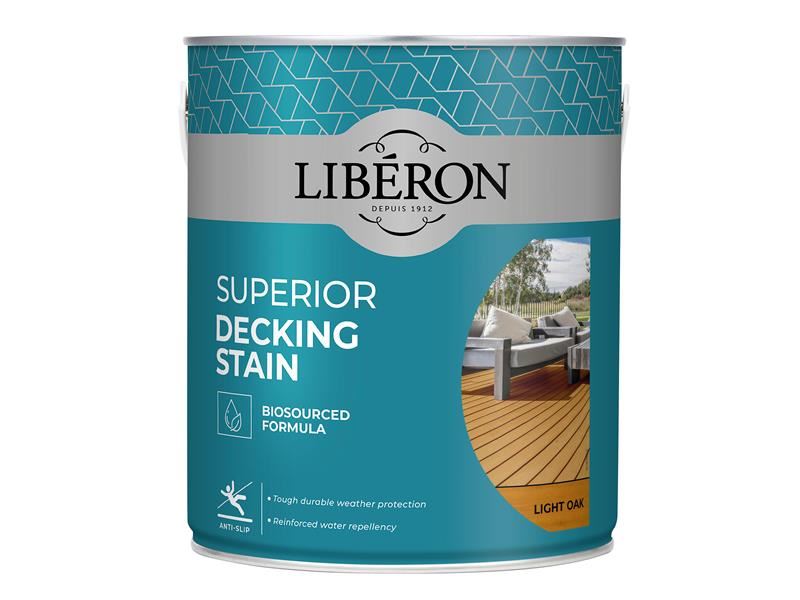 Liberon Superior Decking Stain Light Oak 2.5 litre Liberon - Dynamic Drive