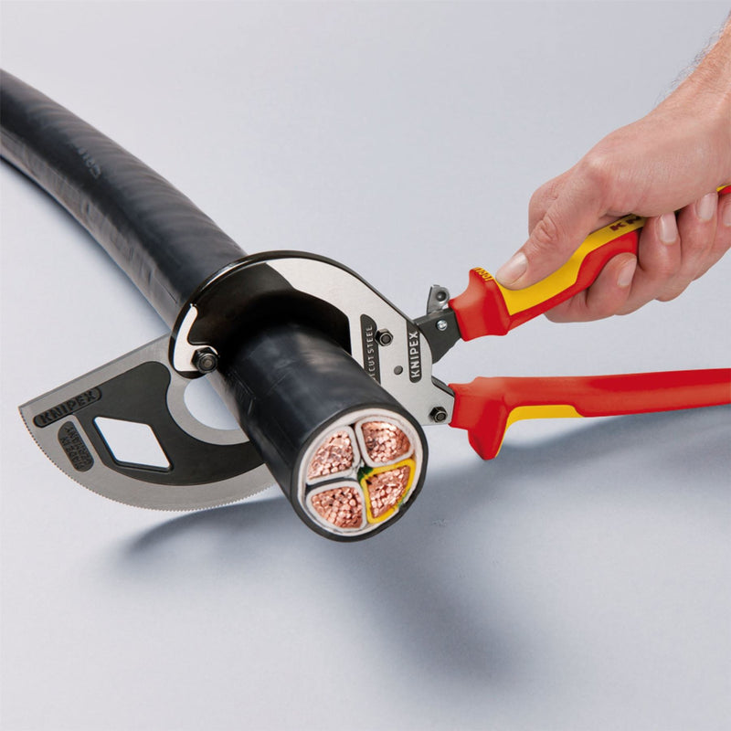 Draper Knipex 95 36 320 VDE Heavy Duty Cable Cutter, 350mm 25881 Draper - Dynamic Drive