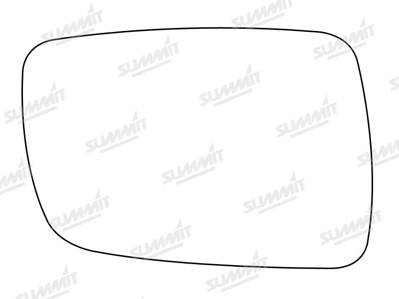 Summit Stick-On Standard Mirror Glass fits Chrysler Grand Cherokee RHS Summit - Dynamic Drive