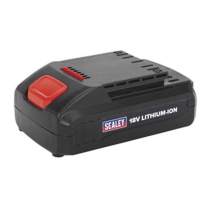 Sealey Power Tool Battery 18V 1.3Ah Lithium-ion for CP2518L CP2518LBP Sealey - Dynamic Drive