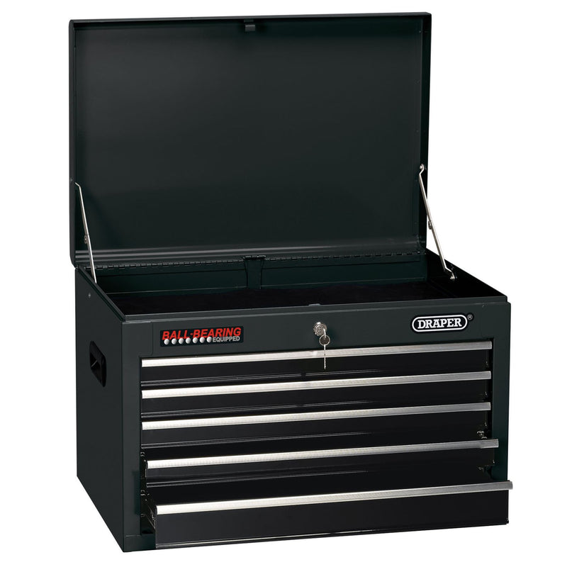 Draper Tool Chest, 5 Drawer, 26", Black 35737 Draper - Dynamic Drive