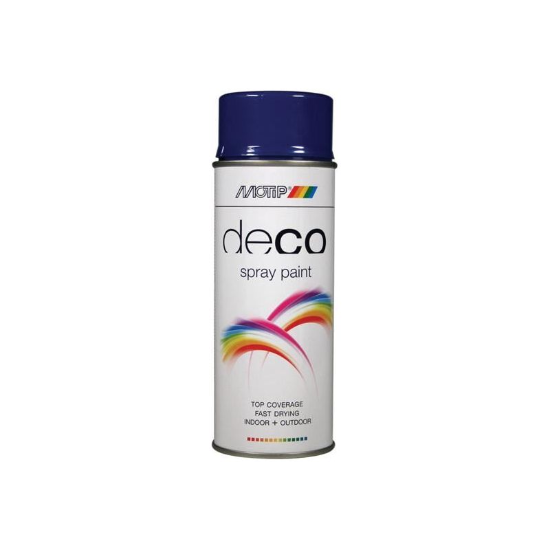 Motip® Deco Spray Paint High Gloss RAL 5002 Ultramarine Blue 400ml MOTIP® - Dynamic Drive