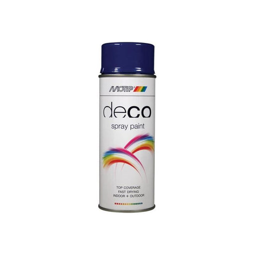Motip® Deco Spray Paint High Gloss RAL 5002 Ultramarine Blue 400ml MOTIP® - Dynamic Drive