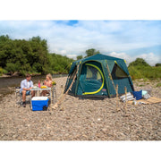 Coleman Octagon Green 8 Person Blackout Tent Camping Festival Outdoors Garden Coleman - Dynamic Drive
