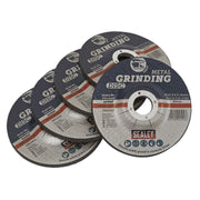 Sealey Grinding Disc115 x 6mm22mm Bore Pack of 5 PTC/115G5 Sealey - Dynamic Drive