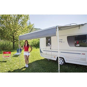 Fiamma CaravanStore 225 Lightweight Awning Royal Grey Fabric Caravan 06760A01R Fiamma  - Dynamic Drive