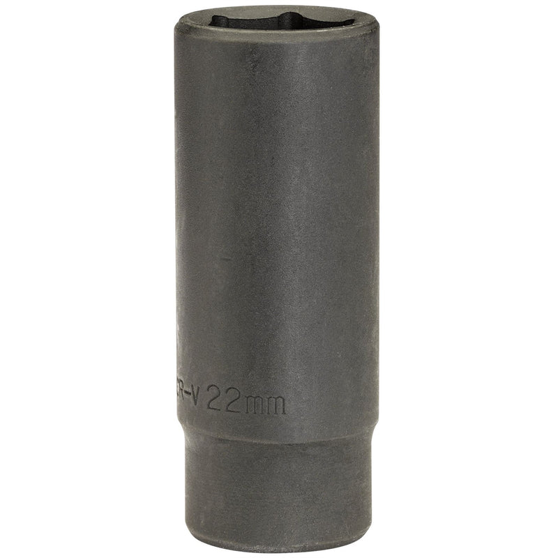Draper Deep Impact Socket, 1/2" Sq. Dr., 22mm (Sold Loose) 59882 Draper - Dynamic Drive