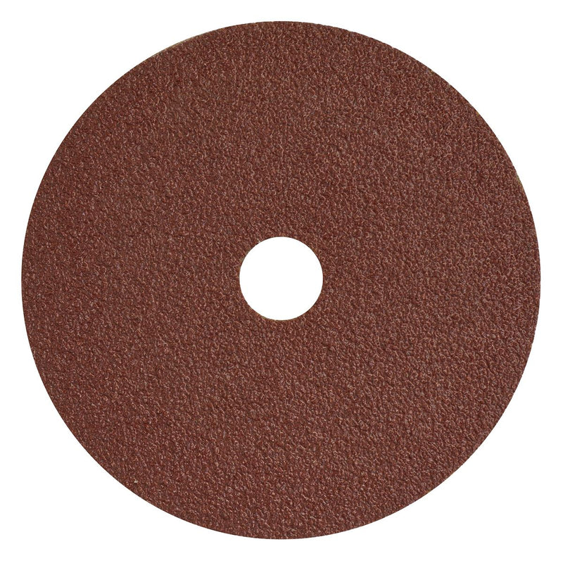 Sealey Fibre Backed Disc100mm 40Grit Pack of 25 WSD440 Sealey - Dynamic Drive