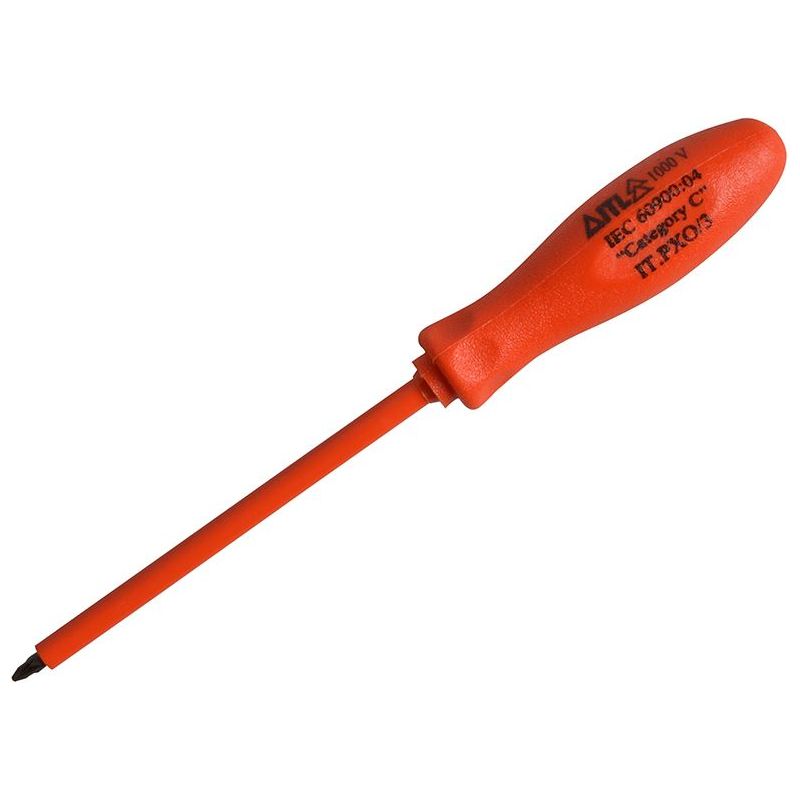 Itl Insulated Insulated Screwdriver Pozi No.0 x 75mm (3in) ITL Insulated - Dynamic Drive