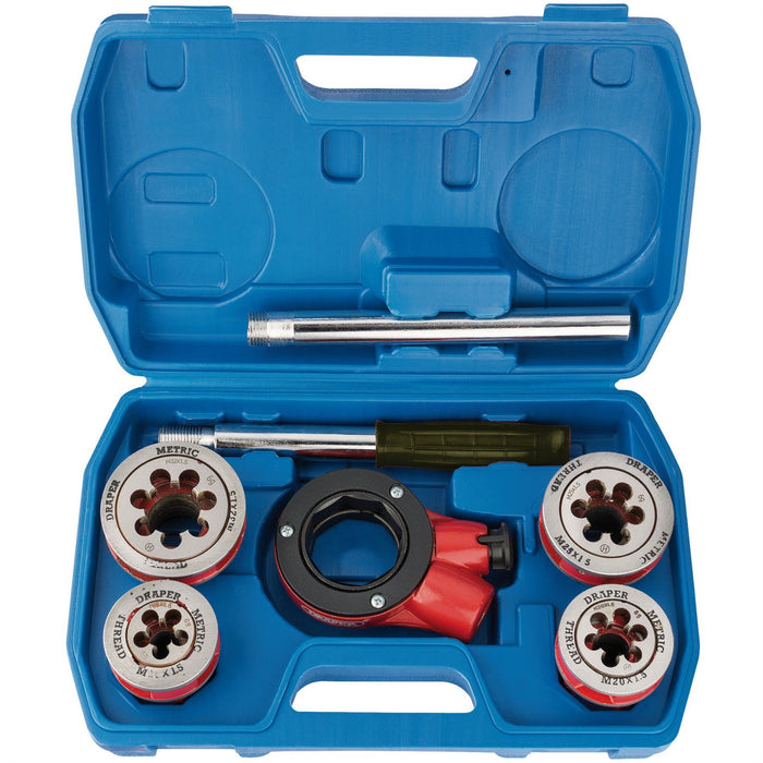 Draper Metric Ratchet Pipe Threading Kit (7 Piece) 22496 Draper - Dynamic Drive